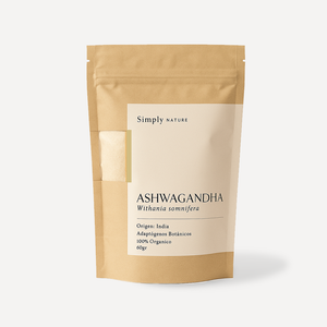 Ashwagandha extracto de polvo orgánico