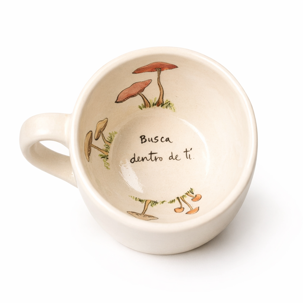 Pocillo en Cerámica -Busca Dentro de Ti