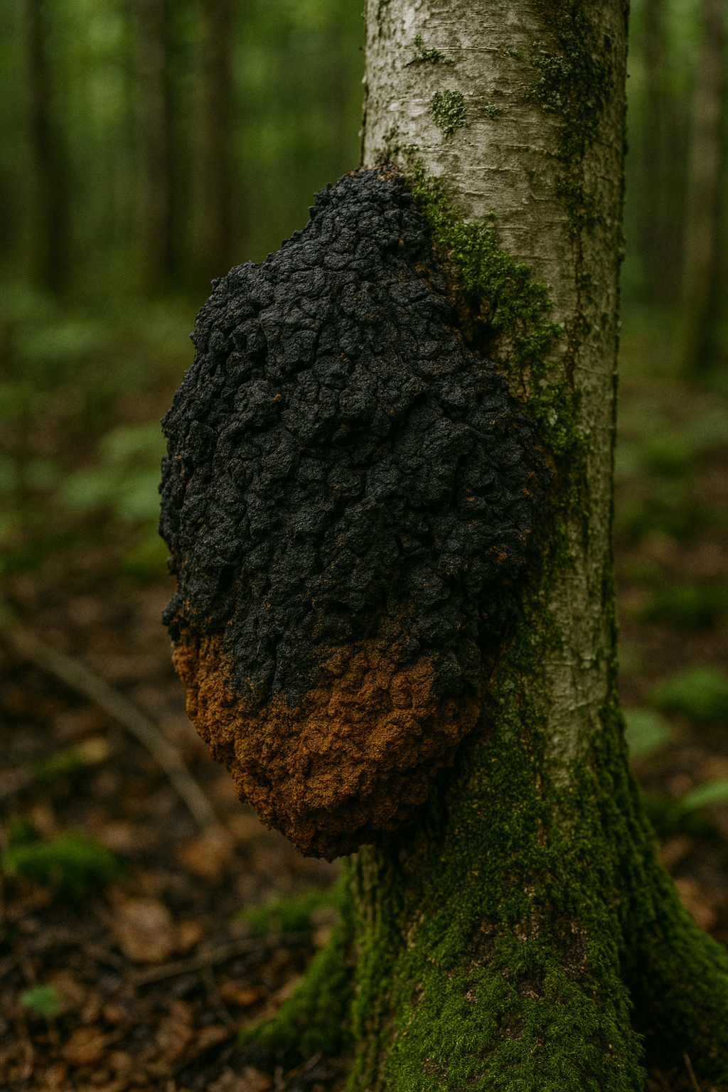 Chaga extracto de polvo orgánico