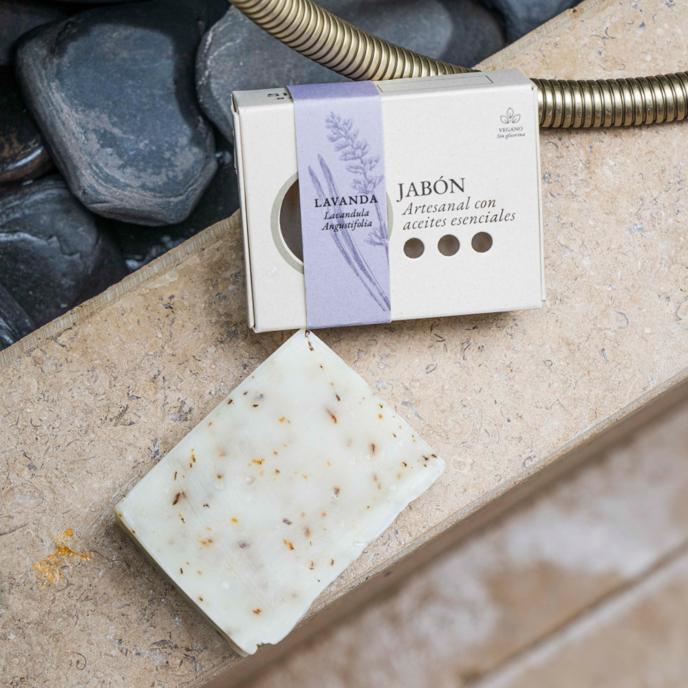 Lavanda 100% natural Jabón de barra