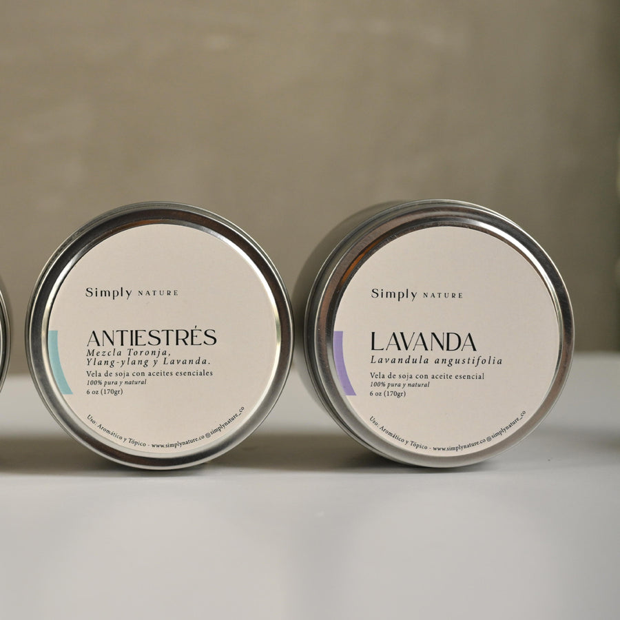 Vela de Soja Lavanda